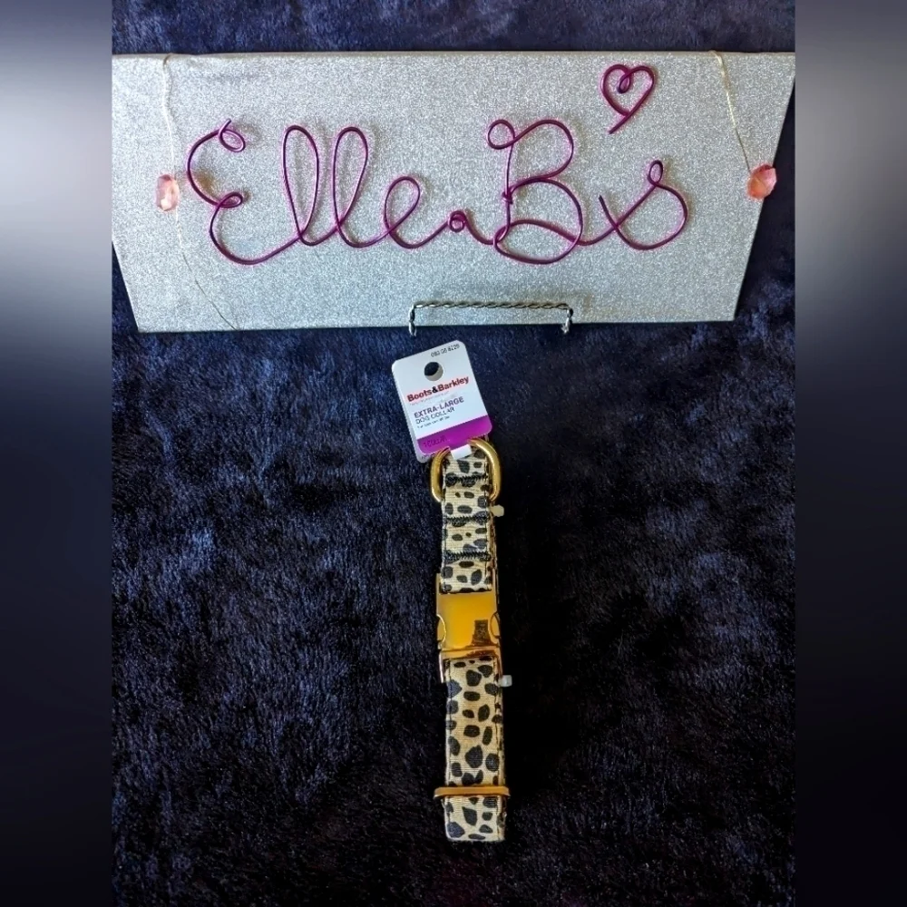 Cheetah Print Dog Collar XL